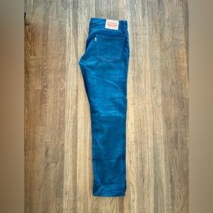 Levi’s 511 corduroy pants - teal/turquoise